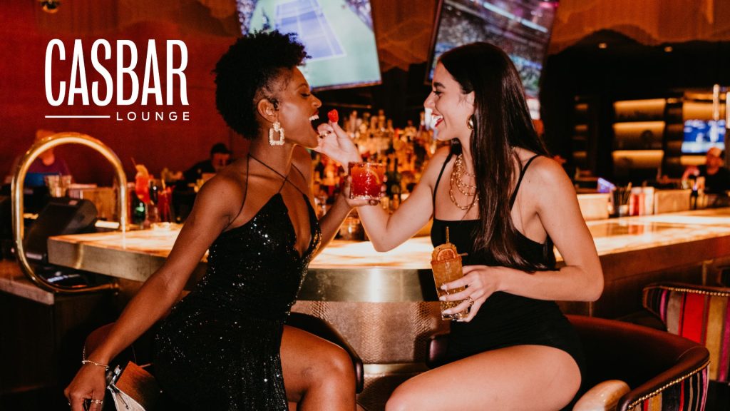 women drinking and having fun at CASBAR Lounge