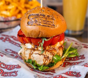 Chickie's & Pete's April Featured Burger of the Month - Caprese Burger