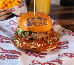 Chickie's & Pete's featured Burger of the Month - Birria Burger