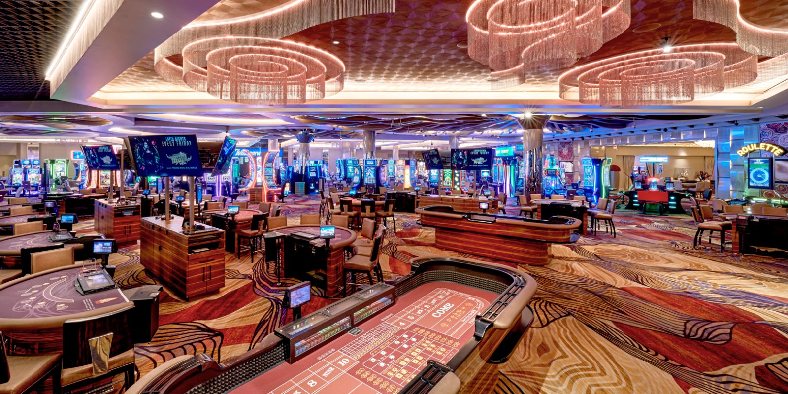 A picture of the casino floor