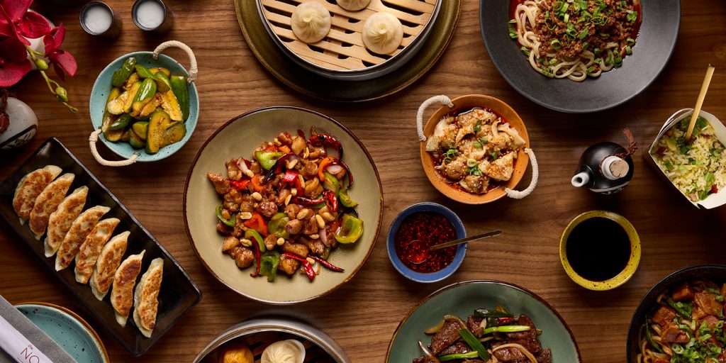 picture of food on a table at The Noodle Den