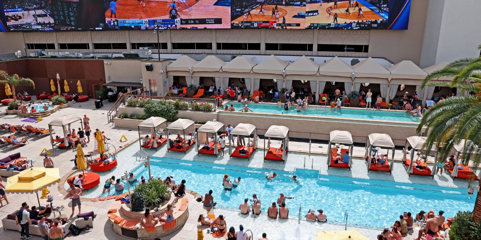 architectural picture of The Pool at SAHARA